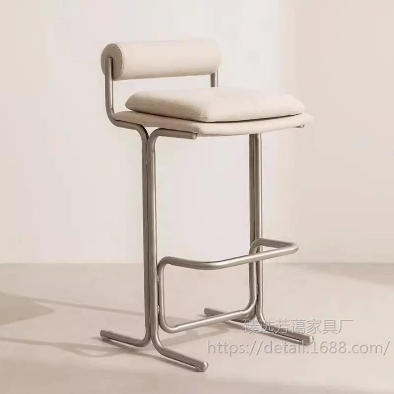 باوهاوس حدد كرسي طويل الساق مصمم القرون الوسطى الإبداعية الخفيفة الفاخرة كرسي طويل الساق جزيرة فاخرة بار الأثاث Stolik Barowy XYBC #1