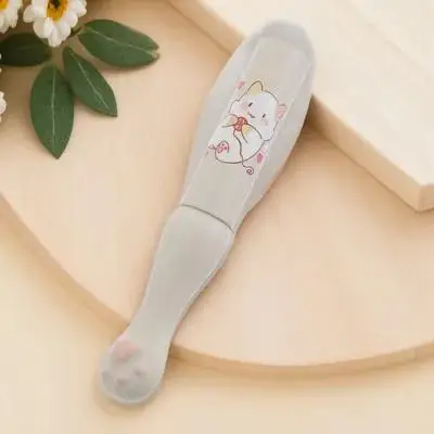Silicone Cat Claw Lip Brush Cute Paw Design for Smooth Even Application Lidded Reusable Makeup Applicator Portable Lip Gloss and