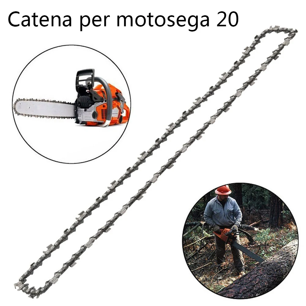 Imagem -04 - Polegada Chainsaw Cadeia 76 Knots Liga Aço Substituição Cadeia Sharp Heavy Duty Lumber Cutting Attachment 20