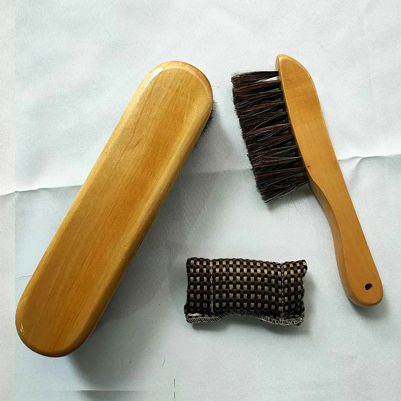 Horse hair brush knife brush horse hair pool table cleaning tool set horse hair brush billiards supplies