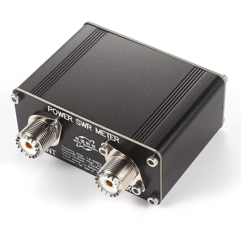 1.6-50MHz 0.5W-200W HF Shortwave Power SWR Meter Pro HF PWR SWR Meter with 1.29 Inch OLED + 50 Hours Battery - view 3