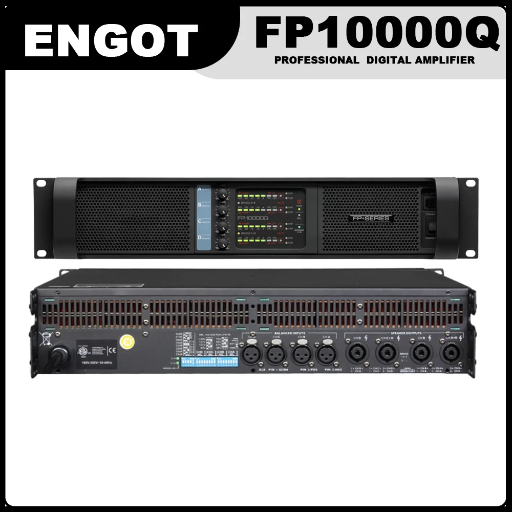 

Product FP10000q FP14000! Professional 4 Channel Digital Power Amplifier 4 Channel Stage Audio Speaker AMP Amplifier for karaoke