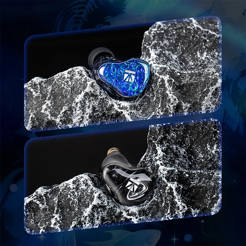 KBEAR Voyages SR-8 IEMS In Ear Earphones 1DD+3BA Dynamic Driver