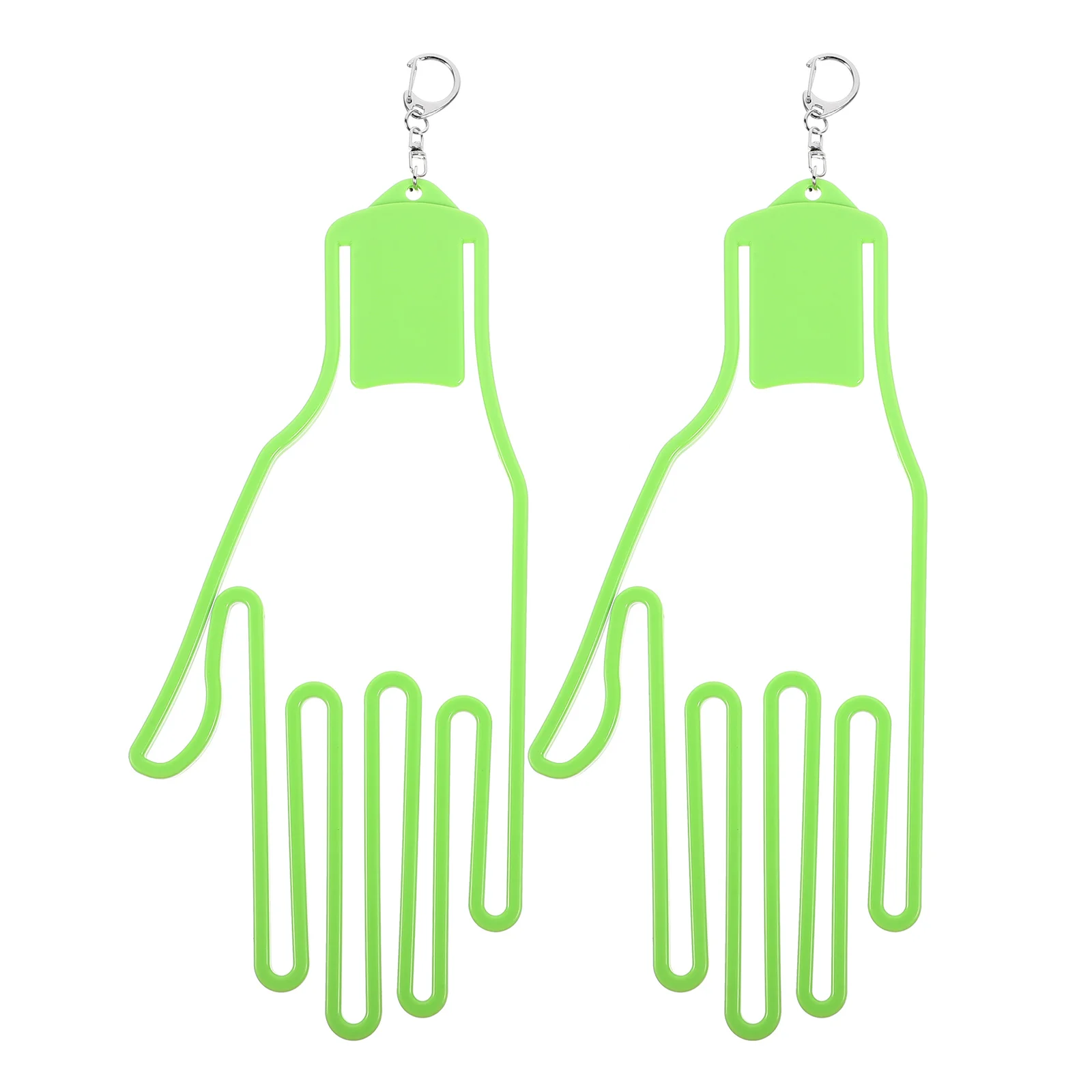 

2Pcs Golf Glove Holder ABS Durable Golfs Gloves Support Frames Convenient Hanging Racks Golf Training
