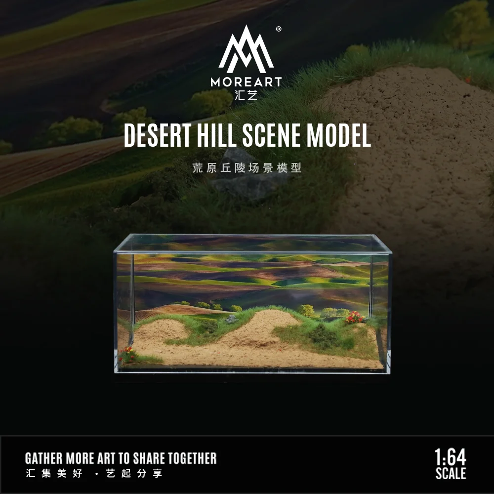 More Art 1:64 Rough And Rugged Hill Scene Model Desrt Hill Scene Model Car Model Parking Lot