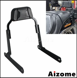 Motorcycle Backrest Sissy Bar Rear Seat Pad For Harlely Dyna Switchback FLD Street Bob FXDB FXDBI Wide Glide FXDWG FXDWGI 06-17