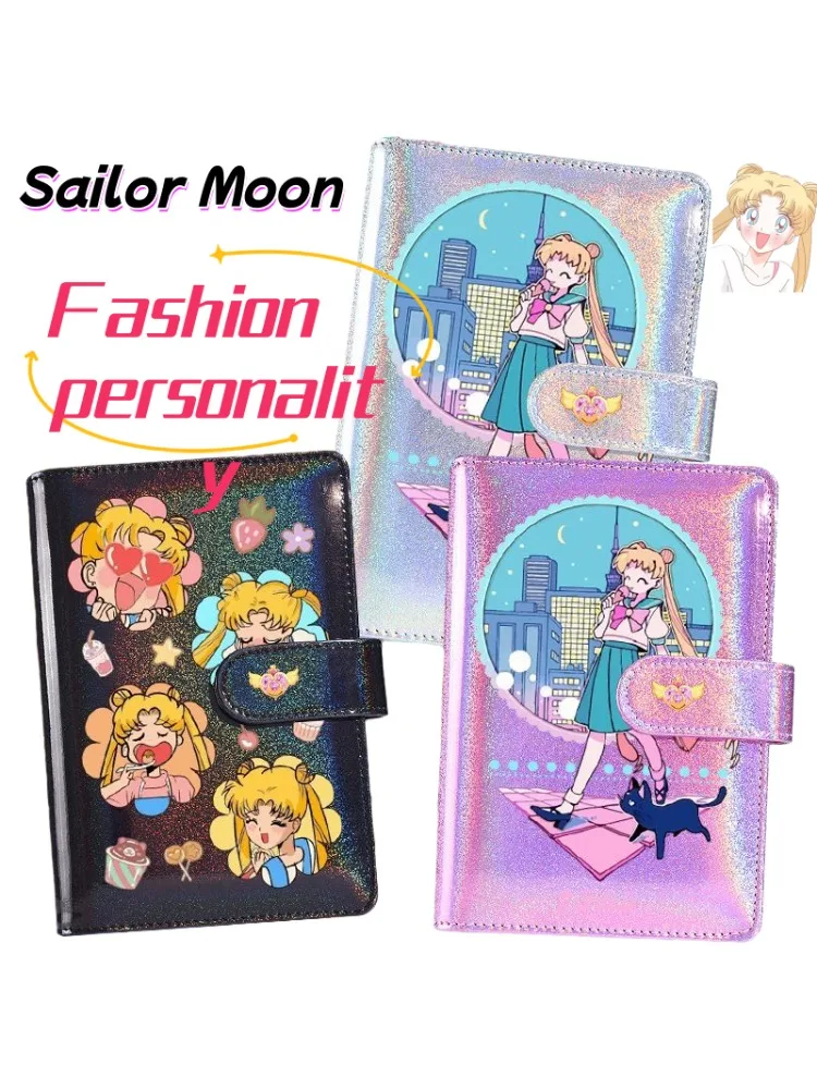 Sailor Moon Notebook Journal d'étudiant de dessin animé mignon à la mode pour garçons et filles, planificateur, adapté comme cadeau d'anniversaire pour les amis