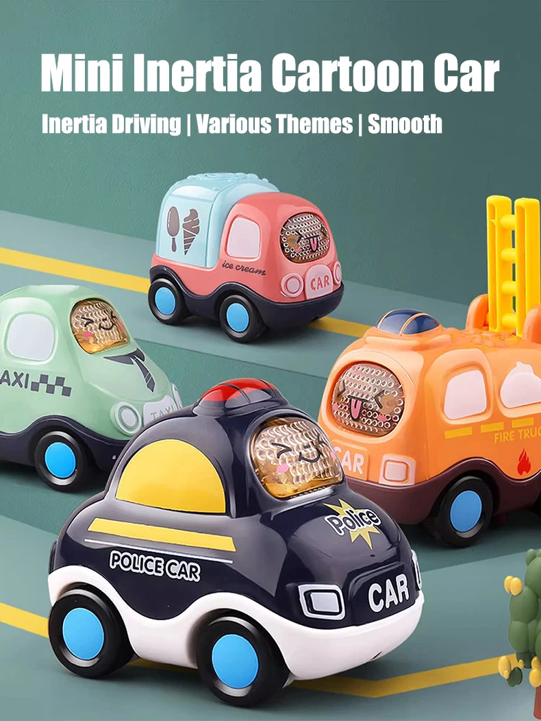

1pc Kids little pull back vehicles vehicle , fire truck, ambulance, helicopter, police car, aerial ladder truck for boys gifts
