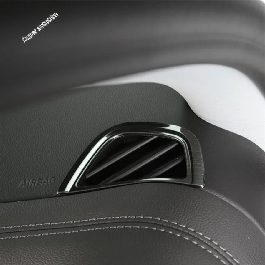 

Interior Parts For Chevrolet Blazer 2019 - 2022 Window Switch / AC Vents / Headlamp Button / Gear Shift Cover Trim Black Brushed