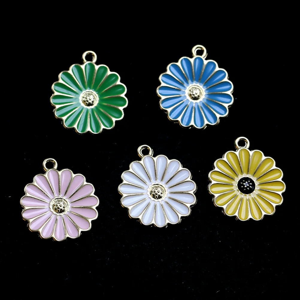 

10Pcs Alloy Sunflower Pendant Charms DIY Jewelry Making Accessories Necklace Earrings Bracelet Gift Charm Alloy Pendant Charm