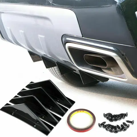 8 best sales rear bumper diffuser universal - №3