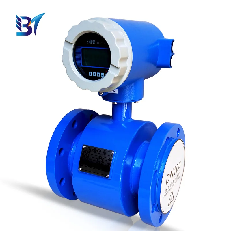 Insert Type Electromagnetic Wastewater Flowmeter DN50 Water Flow Magnetic Flow Meter