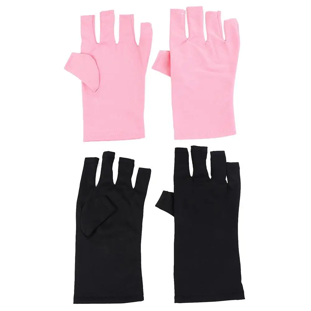 Sèche-ongles à lampe LED douce et légère, gants sans doigts, outils d'art des ongles, gants anti-rayonnement UV, gants de protection UV