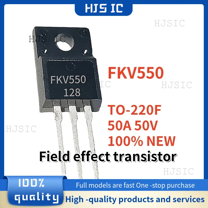 10-20PCS 100% NEW FKV550N TO220F FKV550 TO-220F 50A 50V Field effect transistor In Stock