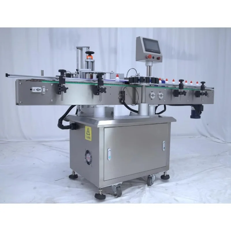 Customized Semi‑Automatic Round Bottle Labeling Machine Electric Desktop Sticker Labeling Equipment for Water Bottle