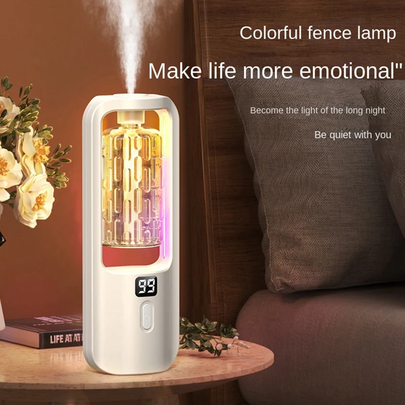 

Diffuser Fragrance Essential Oil Aromatherapy Machine Timing Air Freshener Colorful Light Living Bedroom Toilet Durable