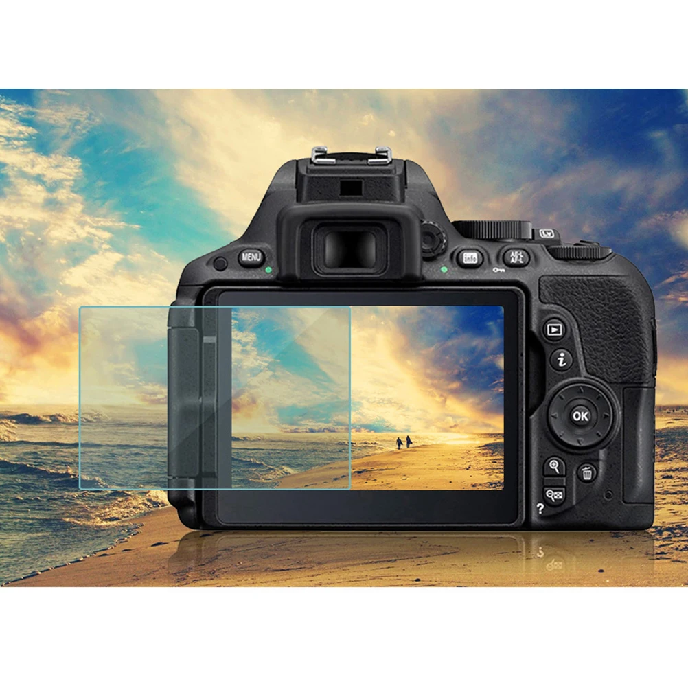 

2pc Camera Screen Protector Bubble Free Anti Fingerprints Tempered Glass Lcd Film For Ii Em5Ii E Pl9