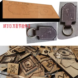 New Japan Steel Blade Wooden Die Festive pendant Leather Craft Punch Hand Tool Cut Knife Mould XF313-2