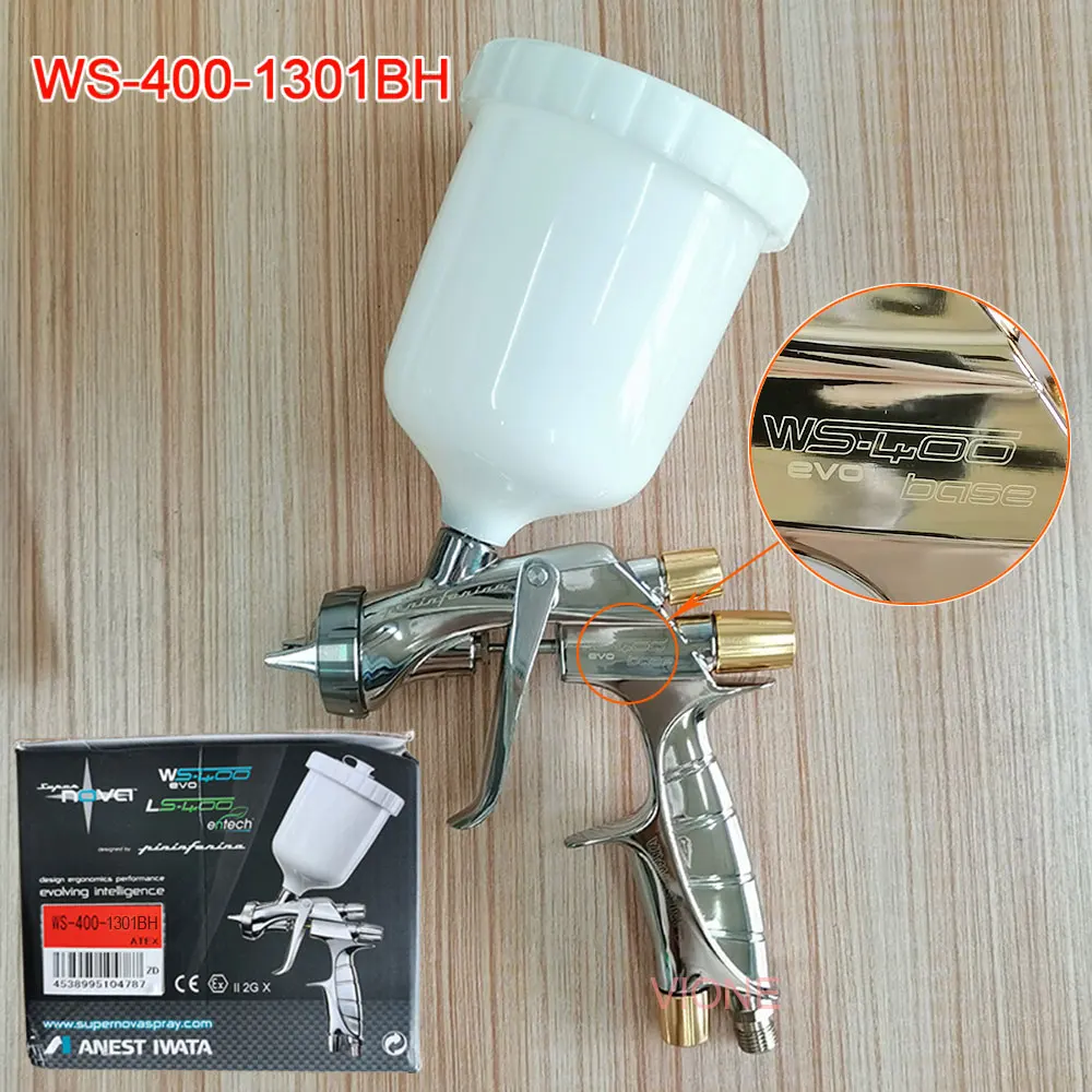 Original Japan Anest Iwata WS400 Spray Gun Hand Manual Pistol Car Painting LS400 Supernova Spray Gun