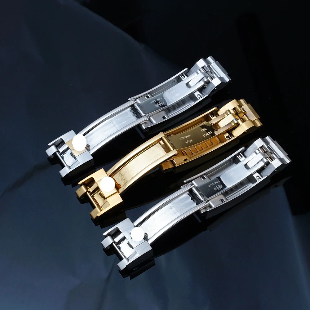 16 mm 18 mm Metall-Uhrenarmband-Verschluss für Rolex Daytona SUBMARINER GMT Yacht-Master Uhren, Schnalle, Herren-Zubehör, Metallknopf