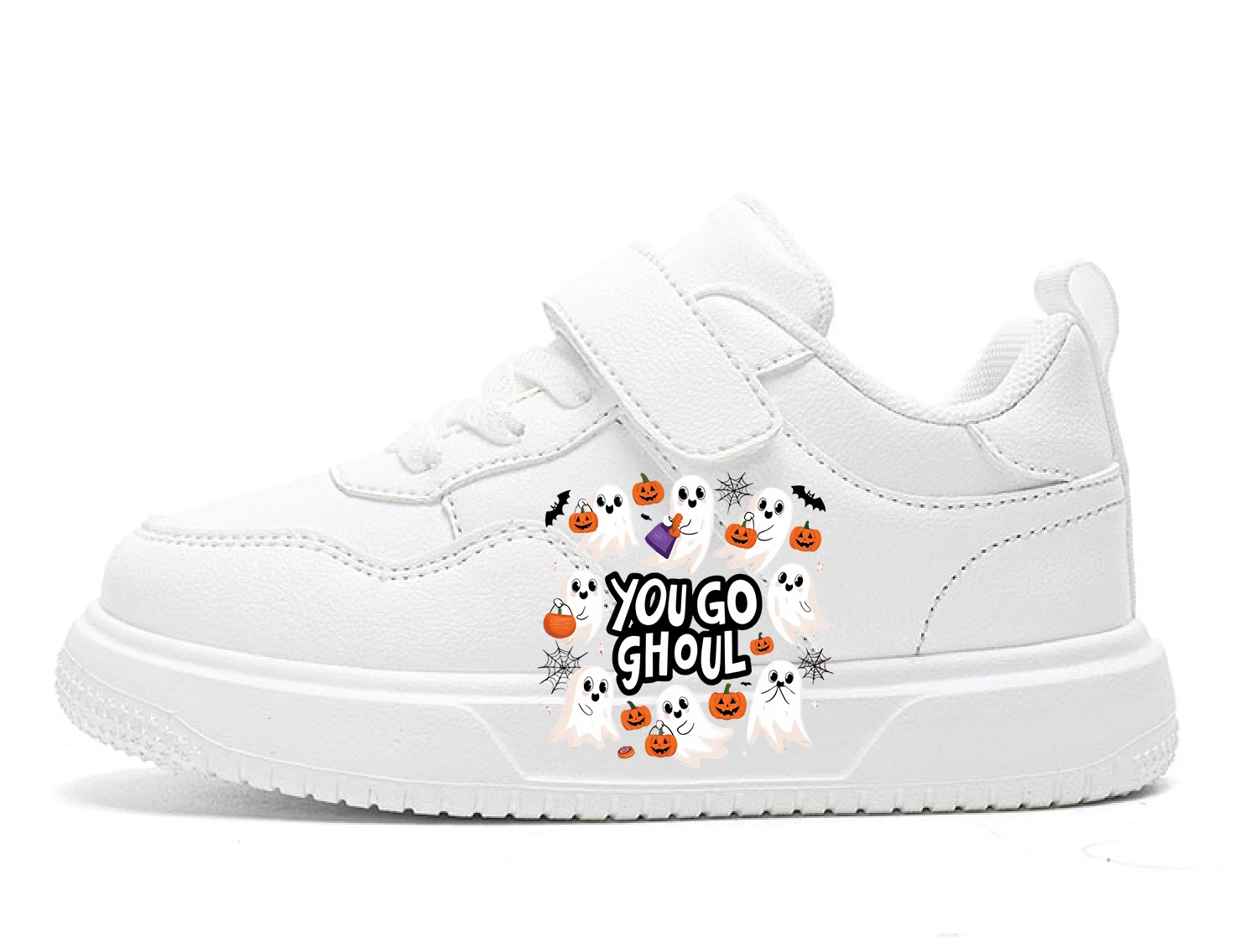 أحذية لوحية للأطفال أحذية الوالدين والطفل كبيرة الحجم عصرية ومتعددة الاستخدامات بطابع الهالوين أحذية مفلكنة للمشي غير رسمية #5