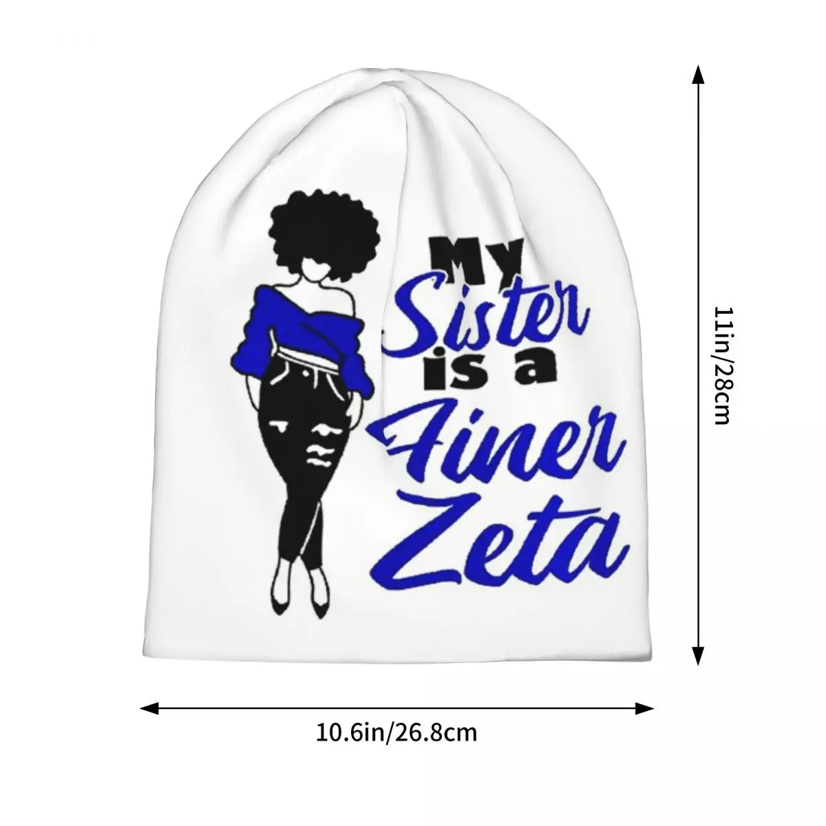 زيتا فاي بيتا نادي نسائي شعار دافئ محبوك قبعة موضة بونيه قبعة الخريف الشتاء في الهواء الطلق قبعات حريمي للجنسين الكبار