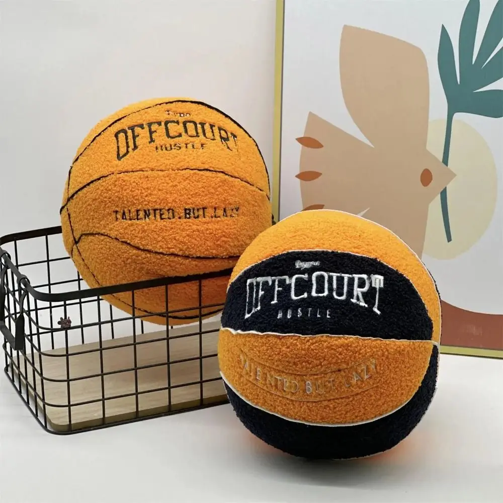Offcourt basquete travesseiro basquete de alta qualidade travesseiro 25cm engraçado realista basquete travesseiro boneca crianças brinquedos