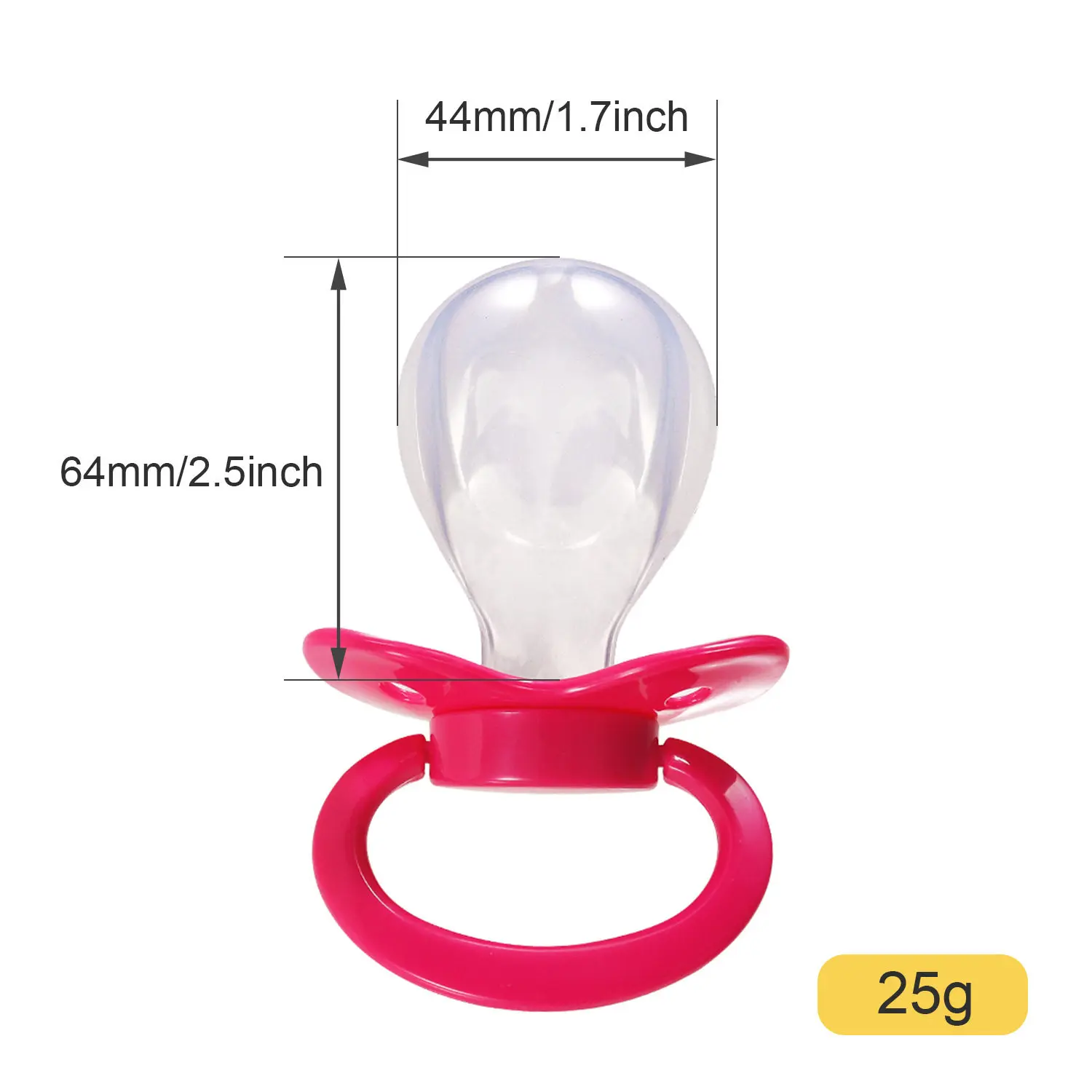 100% Handmake Large Size Adult Baby Pacifier Silicone Game Adult size Pacifier Daddy Girl