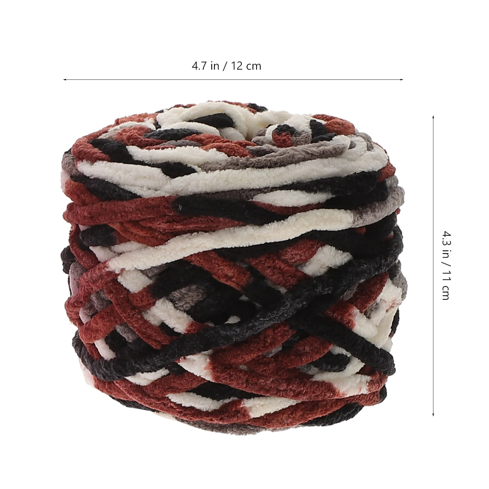 

6 Rolls Coarse Wool Hand Crochet Chunky Yarn Thick Hand-crocheted Simple for Crocheting Thread