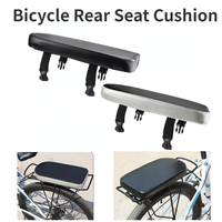 Bicycle Rear Seat Cushion Portable MTB Bike Soft Comfortable Cushion Outdoor Thickened Easy To Install Electric Bike Rear Saddle