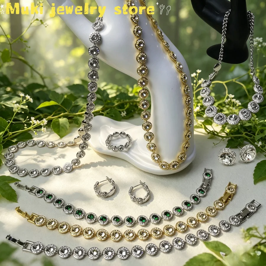 2026 Original Product Shining High Quality round  Crystal Bracelet Women's Luxury Festival Gift,parties jewelry accessories