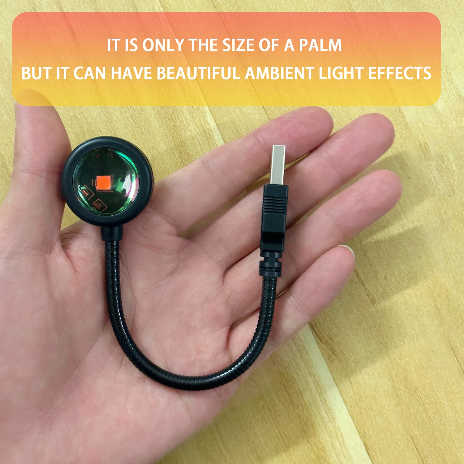 2PCS sunset light and rainbow light