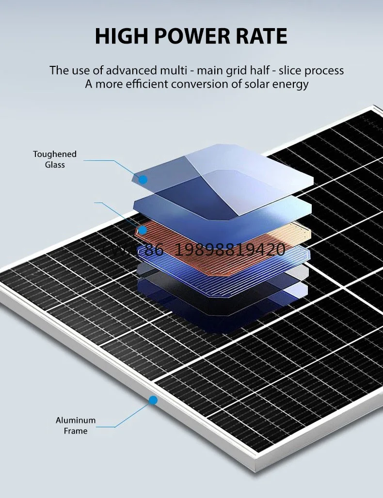 Solar Energy Production Double Sided Double Glass PV Module 405W 410W Solar Panel