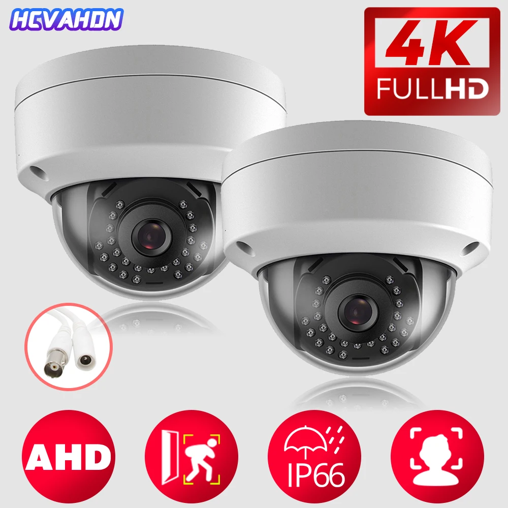 

8MP AHD Camera 50M IR Night Vision Indoor Outdoor Waterproof CCTV Dome 4K Security Full HD Home Surveillance Camera For AHD DVR