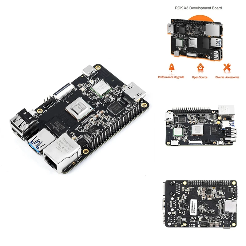 Horizon Sunrise X3 PI RDK X3 Development Board Kit, Quad-Core ARM Cortex-A53 Processor, 5Tops Edge Inference