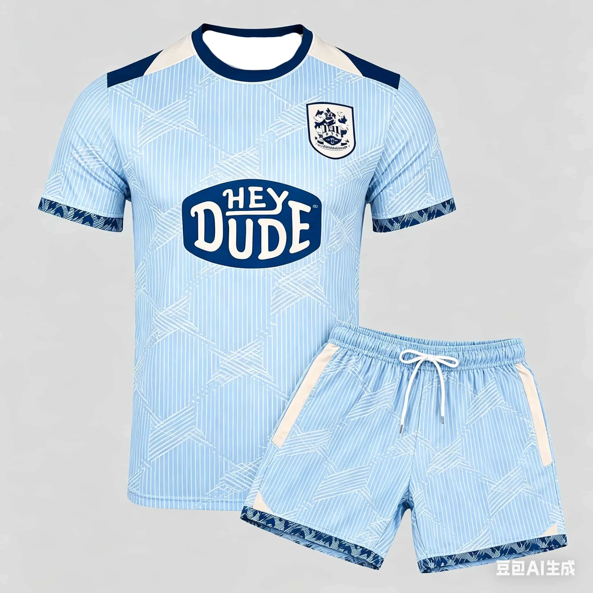 

Huddersfield Town FC Home and Away Footbool Jersey T-shirt Set Comfortbale Breathable T-shirt Set Adult Beachwear Surfing