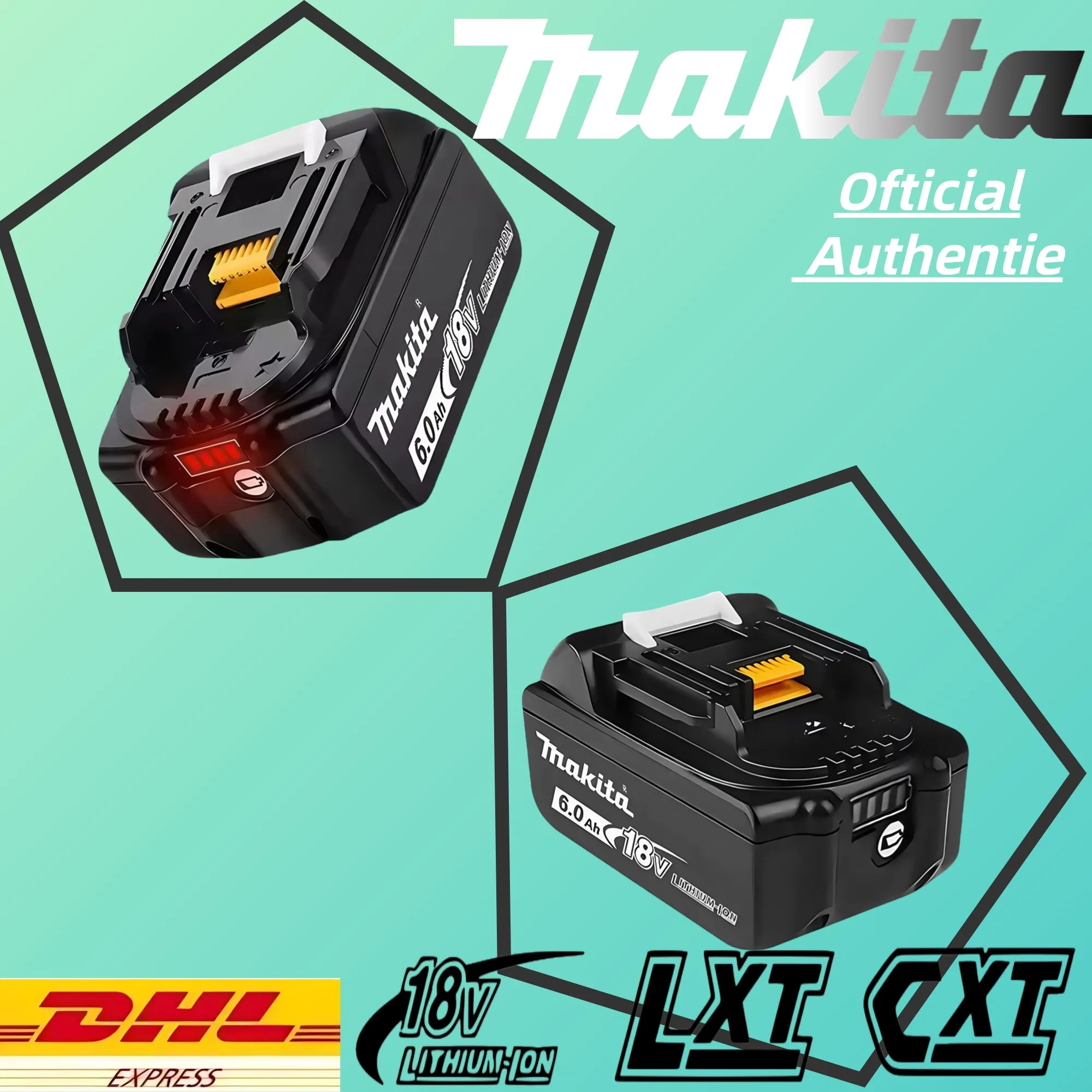 

Аккумуляторы Makita 18 В 6 Ач 18650 для аккумуляторной шайбы Makita DTD173, DGA404, DHW180, DHR242, ударная дрель, электроинструменты с отверткой