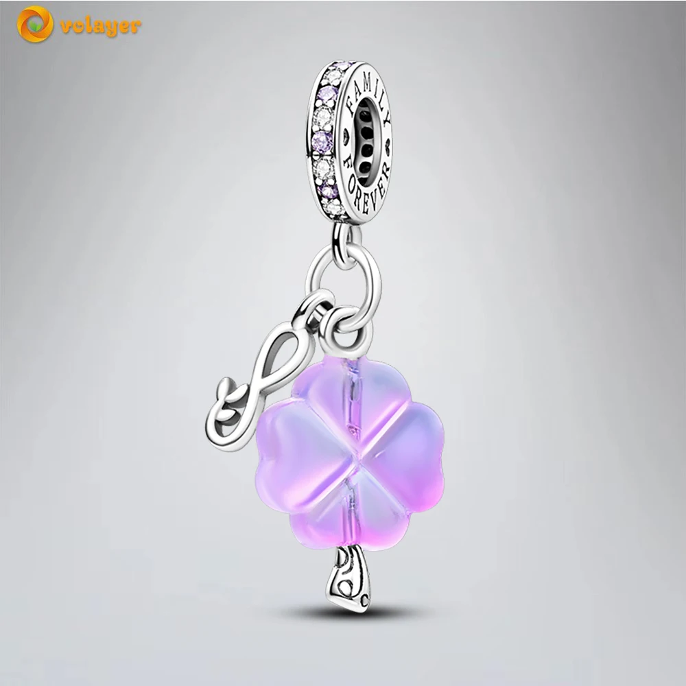 

Volayer 925 Sterling Silver Beads Eternal Family Tree Dangle Charm fit Original Pandora Bracelets for Women DIY Jewelry