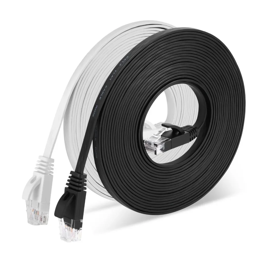 Cat 6 Ethernet Cable LAN Network Cord,Internet, RJ45 Cable - Supports Cat6 Network Standar Gigabit High-speed Network Cable