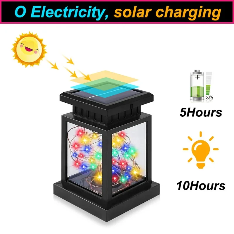 Outdoor Solar LED Lights Focus Floor Lanterns Panel Candle Terraza Indoor Hanging Balcony Birds Decor Lighting For Garden Warm