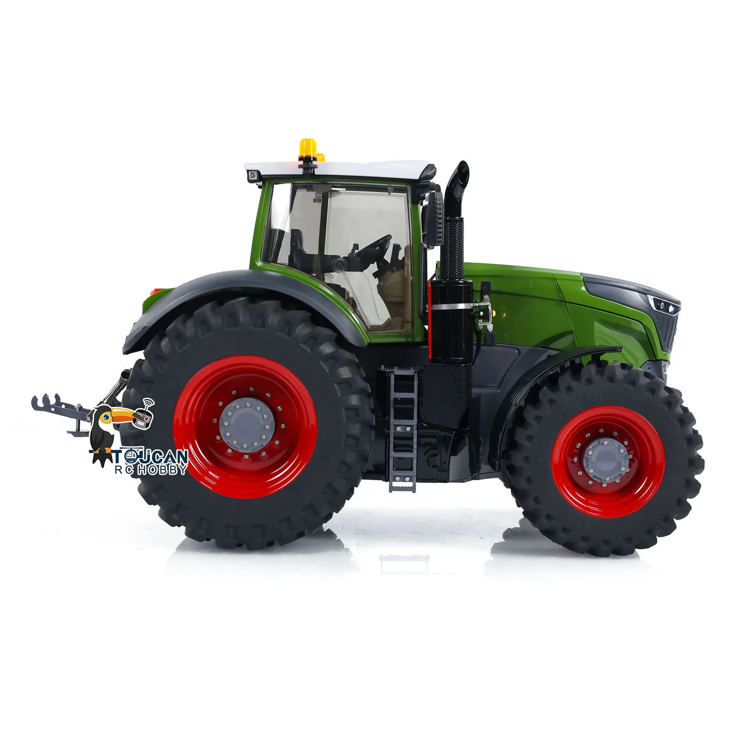 RTR LESU 1050 RC 1/16 Tractor 4X4 Assembled Painted Metal Chassis Model with Light Sound Differential Lock Cabin ServoToy