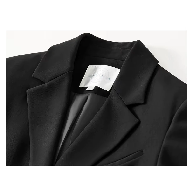 Sentubila blazer feminino 2025 primavera preto terno jaquetas escritório negócios workwear blazers casuais casaco feminino outerwear roupas