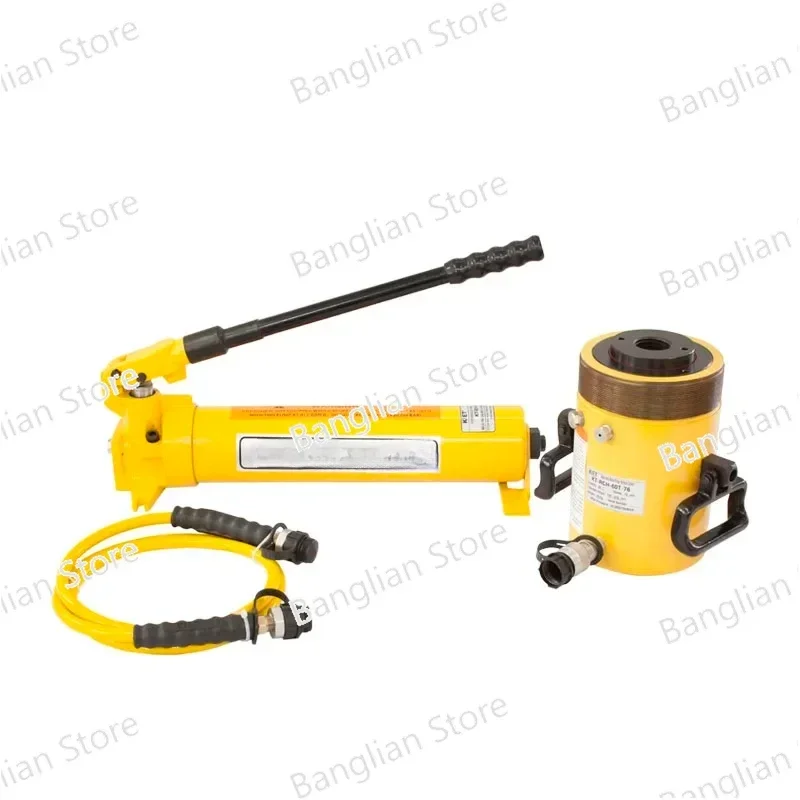 Hollow Ram  Plunger Cylinder 20 30 60 100 Ton Center Hole Hydraulic Jack