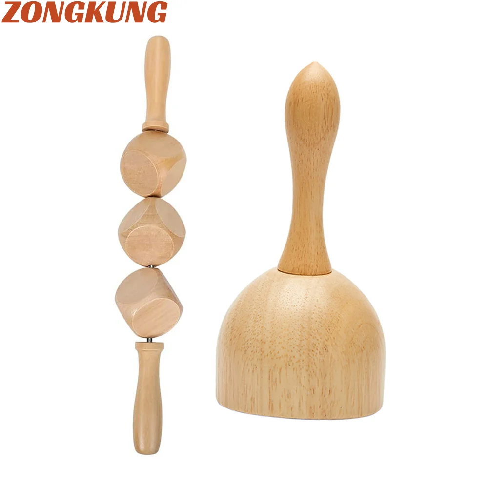 

Wood Therapy Massage Tools, Lymphatic Drainage Massager Tools for Maderoterapia Kit Body Sculpting Anti-Cellulite Cup