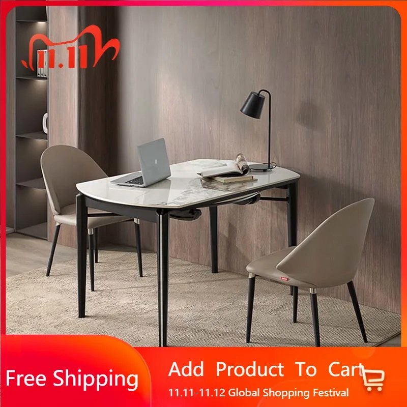 

Mid Century Round Dining Table Sets Luxury Designer Kitchen Dining Table Folding Nordic Salon Designer Mesa Unique Furniture