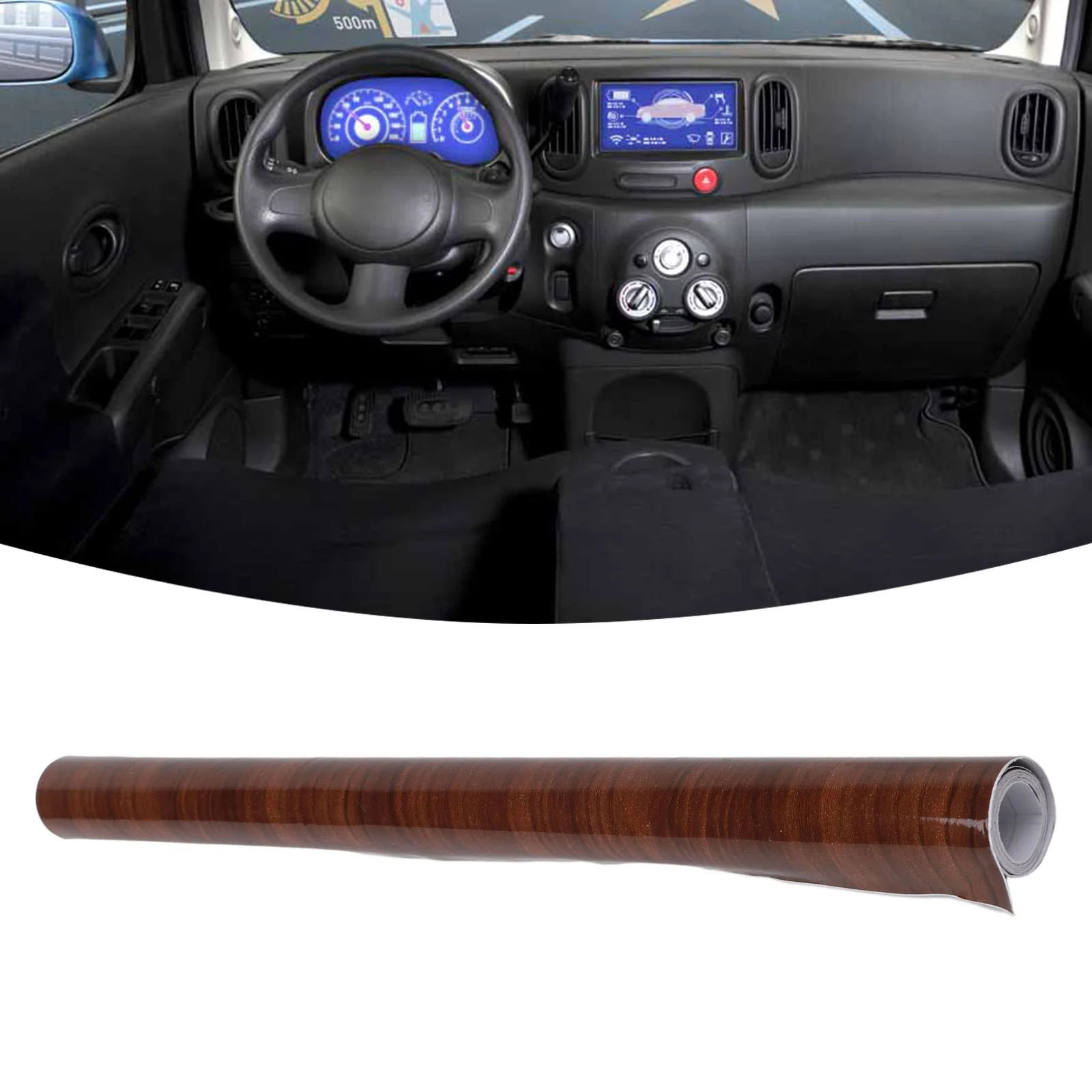 

Создайте эффект натурального дерева в вашем автомобиле с помощью текстурированной наклейки под дерево, размер 40*100 см, водостойкая и огнестойкая.