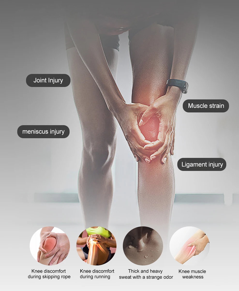 Knee Brace Support Sleeve for Arthritis Meniscus Tear Athletic Open Patella Stabilizer Wrap to Relieve Pain Injury Recovery