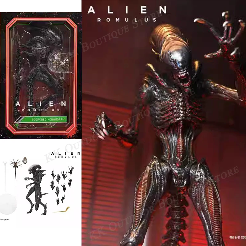 NECA Alien: Romulus Ailen Action Figure Anime Xenomorph Figure Toys Facehugger Model Doll Statues Kids Gift