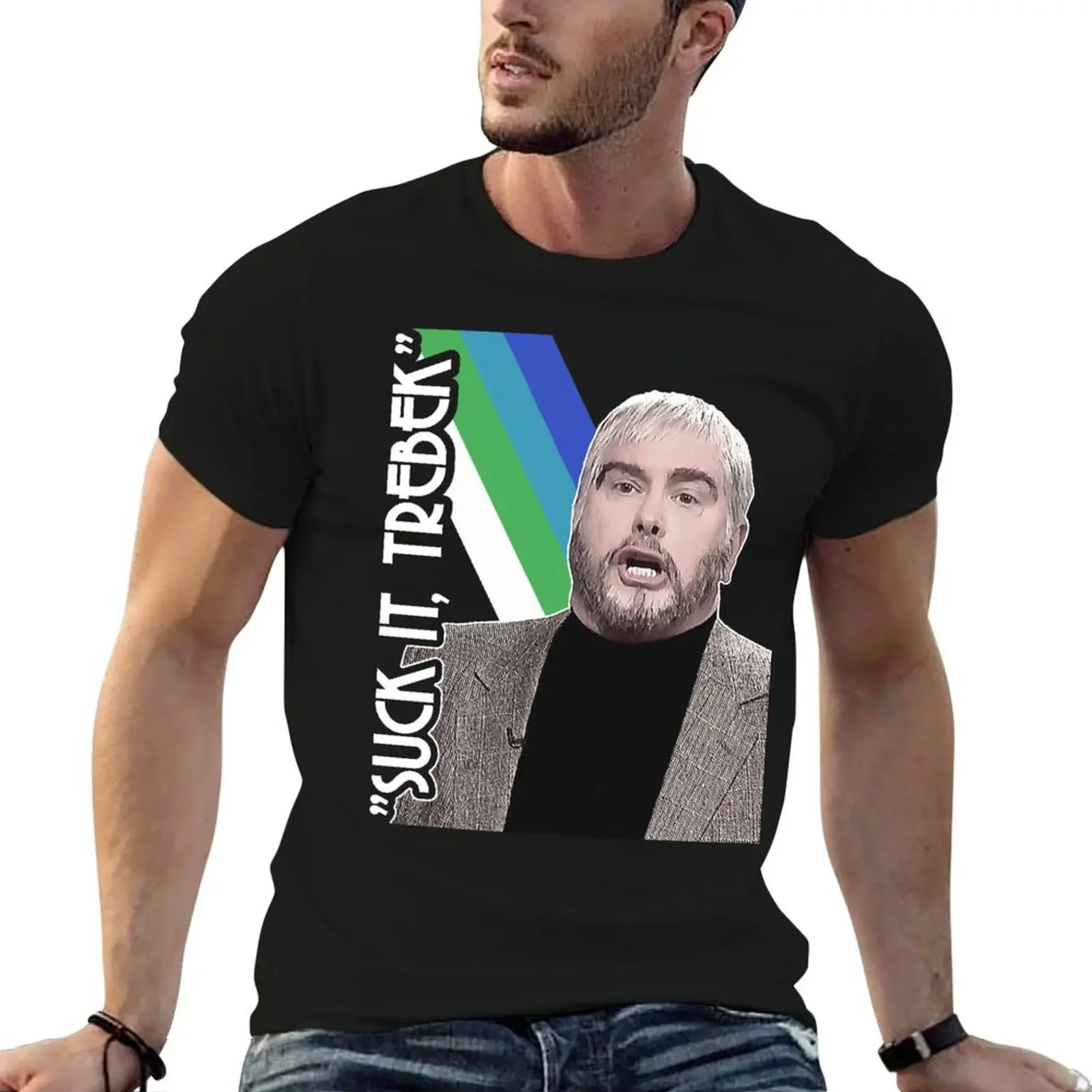 

Suck It Trebek - SNL Alex Trebek Spoof T-Shirt oversized graphic tee hippie clothes mens graphic t-shirts hip hop