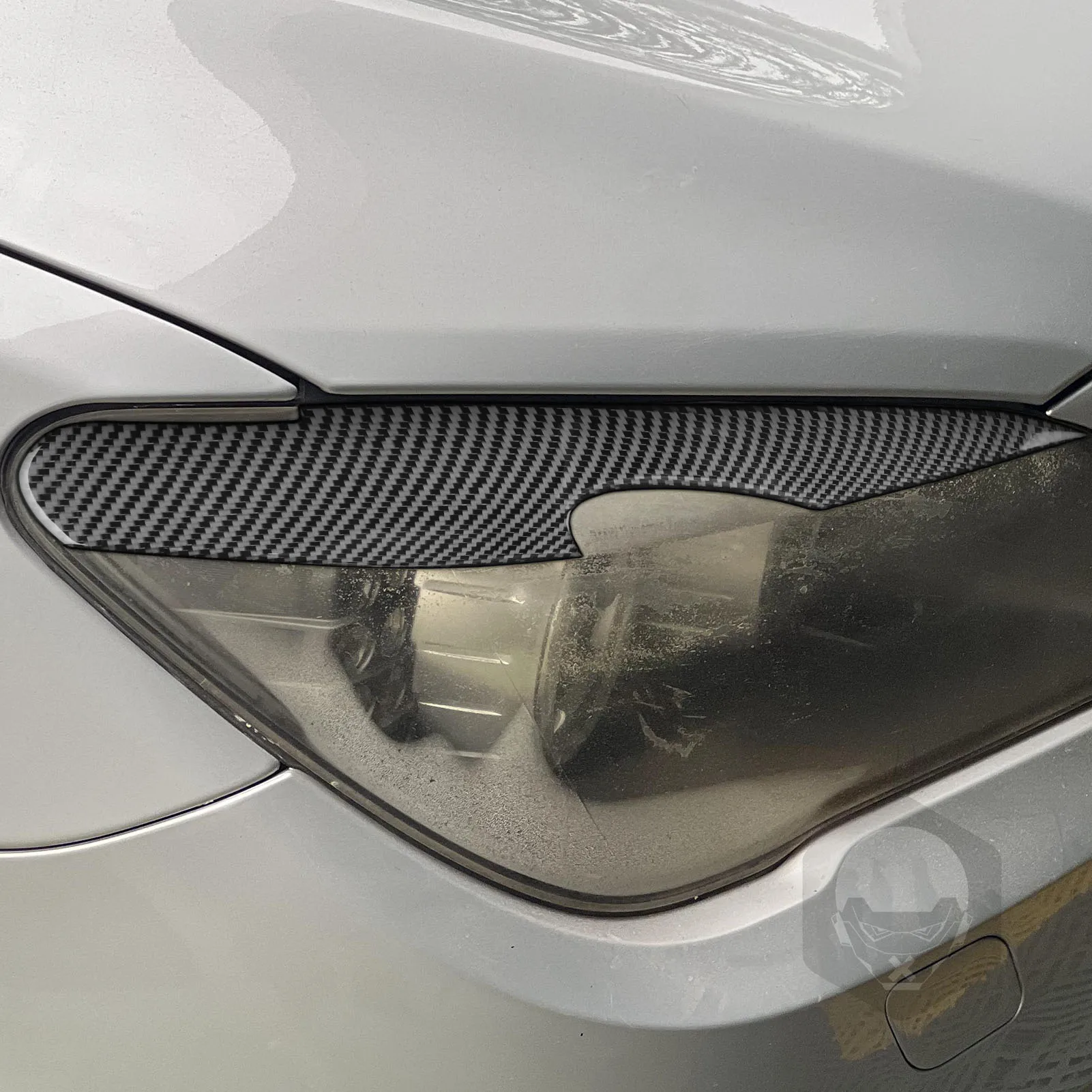 

Для BMW серий 7 из углеродного волокна F01 2009-2014 декоративный чехол для передних фар веко бровей украшение для автомобиля аксессуары для стайлинга стикер